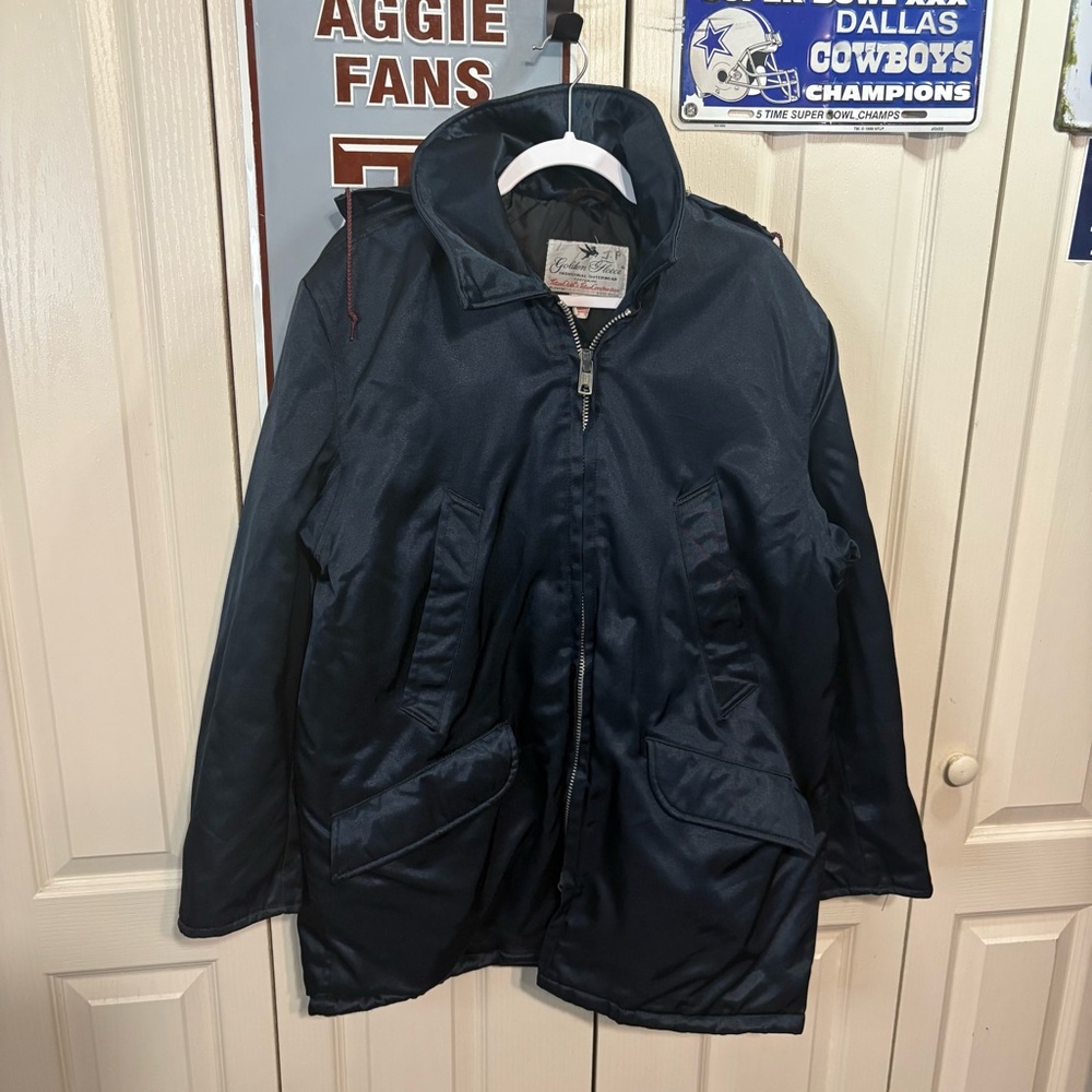 Vintage Golden Fleece Men's Navy Jacket